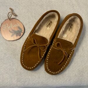 Womens Brown Slippers Size 10